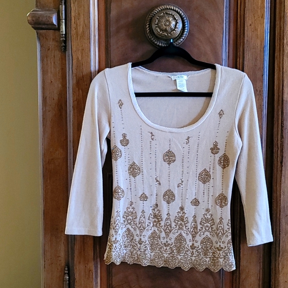 Cache beaded detail top
